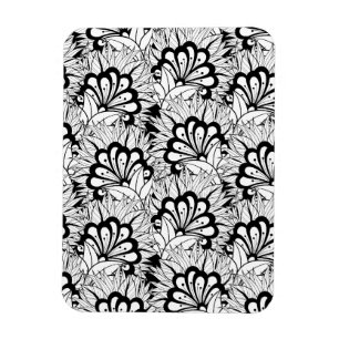 Magnet Flexible Doodle Motif de fleurs
