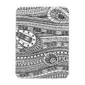 Magnet Flexible Doodle Motif ethnique (Vertical)