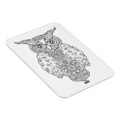 Magnet Flexible Doodle Owl (Côté Droit)