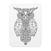 Magnet Flexible Doodle Owl (Vertical)