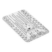 Magnet Flexible Doodle Panda Bambou (Côté Droit)