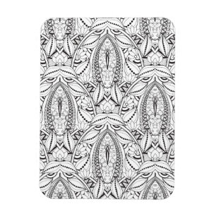 Magnet Flexible Doodle tribal Abstrait