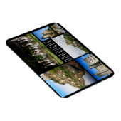 Magnet Flexible Dordogne paysages collage photo de voyage (Côté Droit)