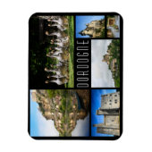 Magnet Flexible Dordogne paysages collage photo de voyage (Vertical)