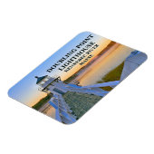 Magnet Flexible Double Point Lighthouse, Arrowsic Island, Maine (Côté Gauche)