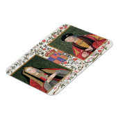 Magnet Flexible Double portrait d'Elizabeth de York (1465-1503) a (Côté Gauche)
