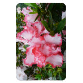 Magnet Flexible Double rouge et blanc Azaleas printemps floral (Vertical)