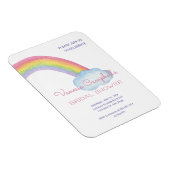 Magnet Flexible Douce Arc-en-ciel Aquarelle Fête de Mariage (Côté Droit)
