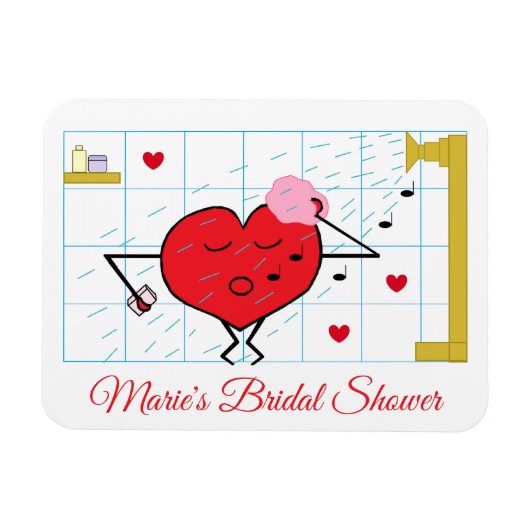 Magnet Flexible Douche de Mariée (Horizontal)