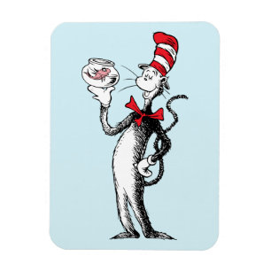 Magnet Flexible Dr Seuss Chat dans le Casquette & Krinklebine