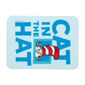 Magnet Flexible Dr Seuss | Chat dans le logo du Casquette (Horizontal)