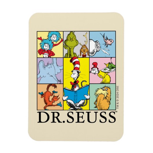 Magnet Flexible Dr. Seuss | Histoires Graphiques (Vertical)