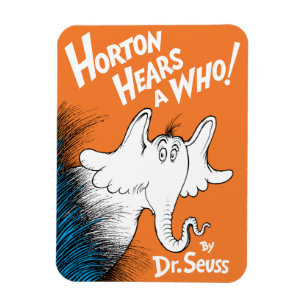Magnet Flexible Dr. Seuss   Horton entend un Qui le Livre