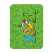 Magnet Flexible Dr. Seuss | Je suis Sam. Sam je suis. (Vertical)