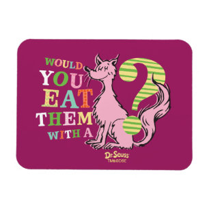 Magnet Flexible Dr. Seuss Les mangeriez-vous avec un renard ?