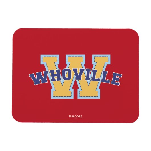 Magnet Flexible Dr Seuss | Logo sportif Who-ville (Horizontal)