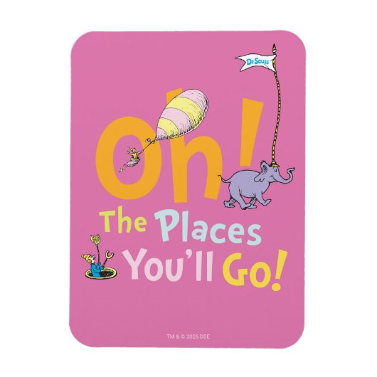 Magnet Flexible Dr. Seuss | Oh ! La Parade des Endroits (Vertical)