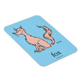 Magnet Flexible Dr. Seuss | Renard Rose (Côté Droit)