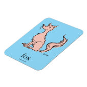 Magnet Flexible Dr. Seuss | Renard Rose (Côté Gauche)