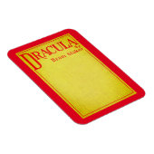 Magnet Flexible Dracula Couverture de la première édition (Côté Droit)