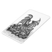 Magnet Flexible Dragon avec Zombie (Côté Gauche)