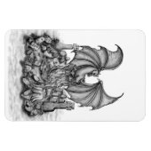 Magnet Flexible Dragon avec Zombie (Horizontal)