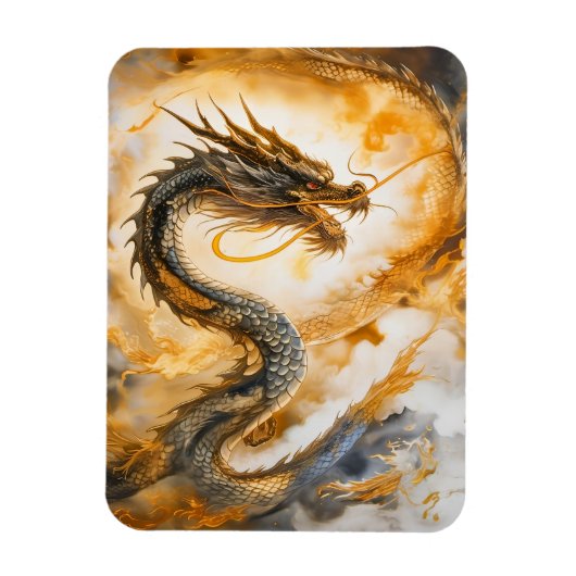 Magnet Flexible Dragon chinois (Vertical)