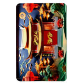 Magnet Flexible Dragon chinois Nouvel An 2024 Temple FlexM (Vertical)
