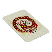 Magnet Flexible Dragon de feu rouge (Côté Droit)
