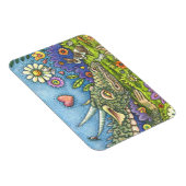 Magnet Flexible DRAGON DE PÂQUES CONVIVIAL SUR BUNNY TRAIL Imagina (Côté Droit)