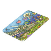 Magnet Flexible DRAGON DE PÂQUES CONVIVIAL SUR BUNNY TRAIL Imagina (Côté Gauche)