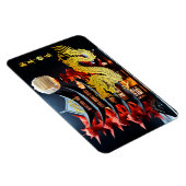 Magnet Flexible Dragon du Nouvel An chinois 2024 Temple VFlexM (Côté Droit)