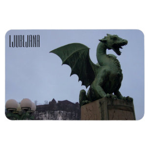 Magnet Flexible dragon du pont de ljubljana