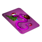 Magnet Flexible Dragon rose de Noël (Côté Droit)