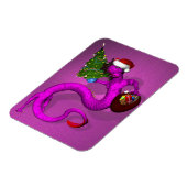 Magnet Flexible Dragon rose de Noël (Côté Gauche)