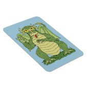 Magnet Flexible Dragon vert mignon (Côté Droit)