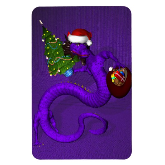 Magnet Flexible Dragon violet (Vertical)
