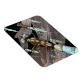 Magnet Flexible Dragonfly Air Force sur Black (Côté Droit)