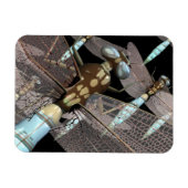 Magnet Flexible Dragonfly Air Force sur Black (Horizontal)