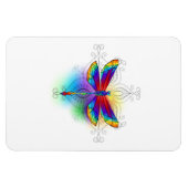Magnet Flexible Dragonfly en arc-en-ciel (Horizontal)