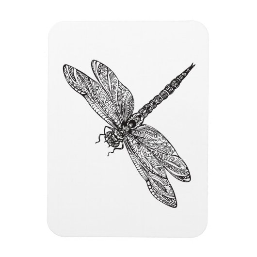 Magnet Flexible Dragonfly en style (Vertical)