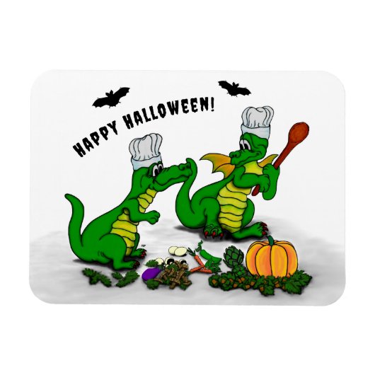 Magnet Flexible Dragons - Joyeux Halloween ! Aujourd'hui je vais c (Horizontal)