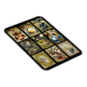 Magnet Flexible Dragons Maiden Knights Imaginaire conte de fées Ar (Côté Droit)