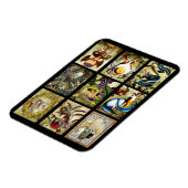 Magnet Flexible Dragons Maiden Knights Imaginaire conte de fées Ar (Côté Gauche)