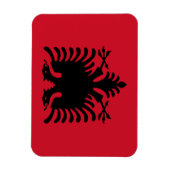Magnet Flexible Drapeau Albanie (Vertical)
