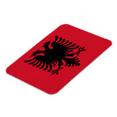 Magnet Flexible Drapeau Albanie (Côté Gauche)