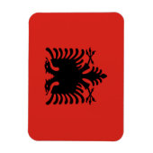 Magnet Flexible Drapeau Albanie (Vertical)