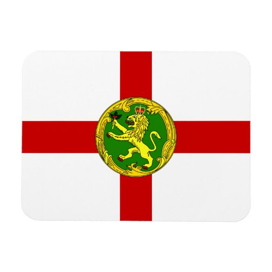 Magnet Flexible Drapeau alderney patriotique (Horizontal)