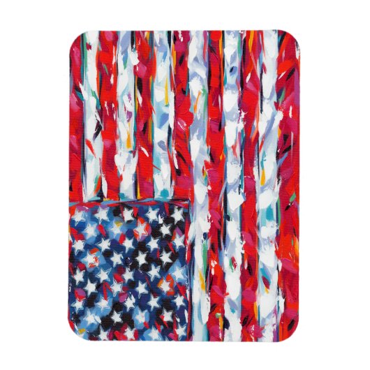 Magnet Flexible Drapeau américain (Vertical)