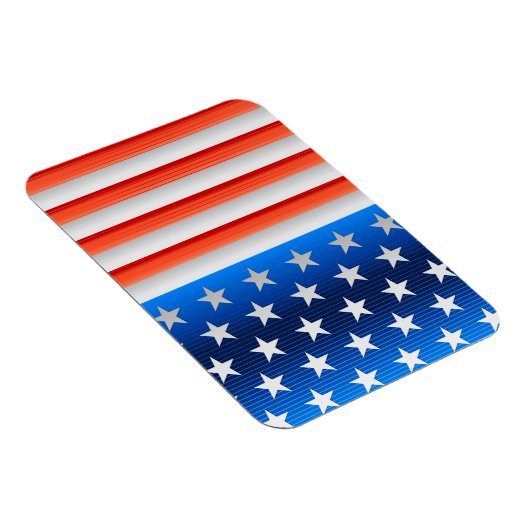 Magnet Flexible Drapeau américain (Côté Droit)